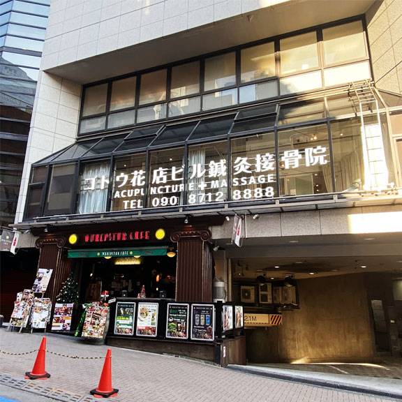 ゴトウ花店ビル鍼灸接骨院の店舗